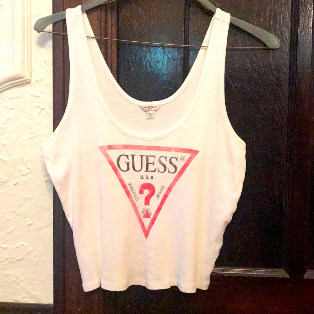 Guess Jeans Classic cropped tank
